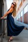 Letní šaty Isabella-Tmavě modré