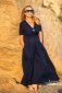 Dlouhé dámské šaty Melrose-Tmavě modré