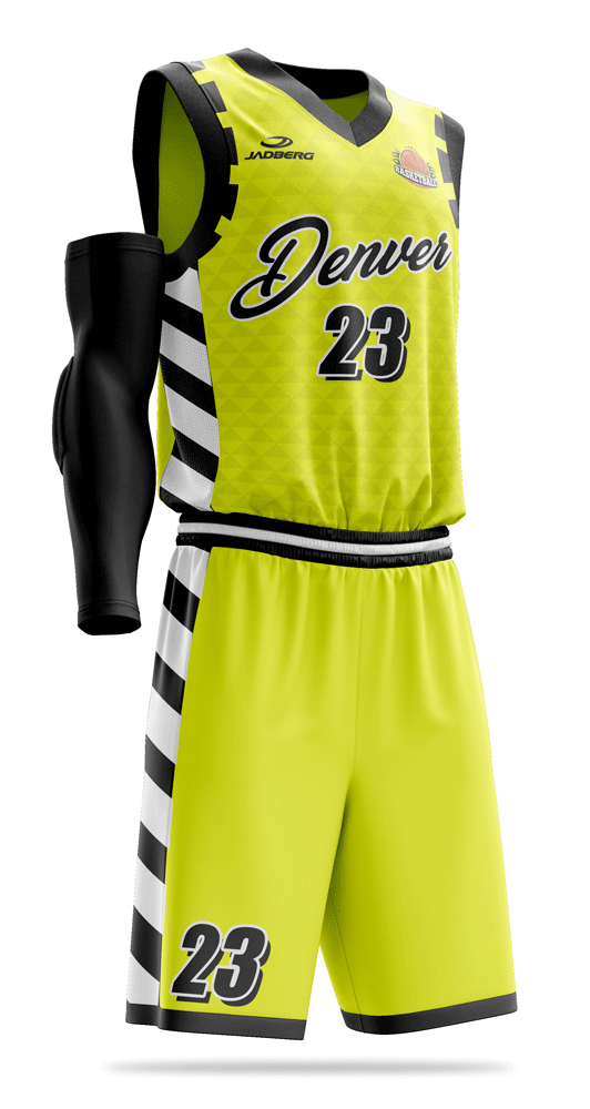 Basketbalový dres s trenýrkami Jadberg Denver s potisky zdarma